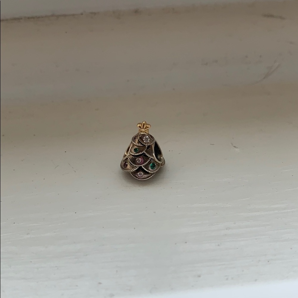 Pandora 24K Gold Christmas Tree Charm